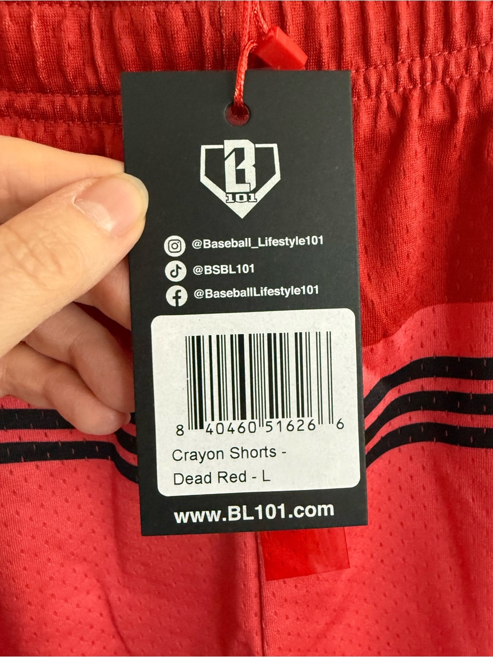 NWT Baseball Lifestyle 101 Crayon Shorts Size Large - Picture 4 of 7